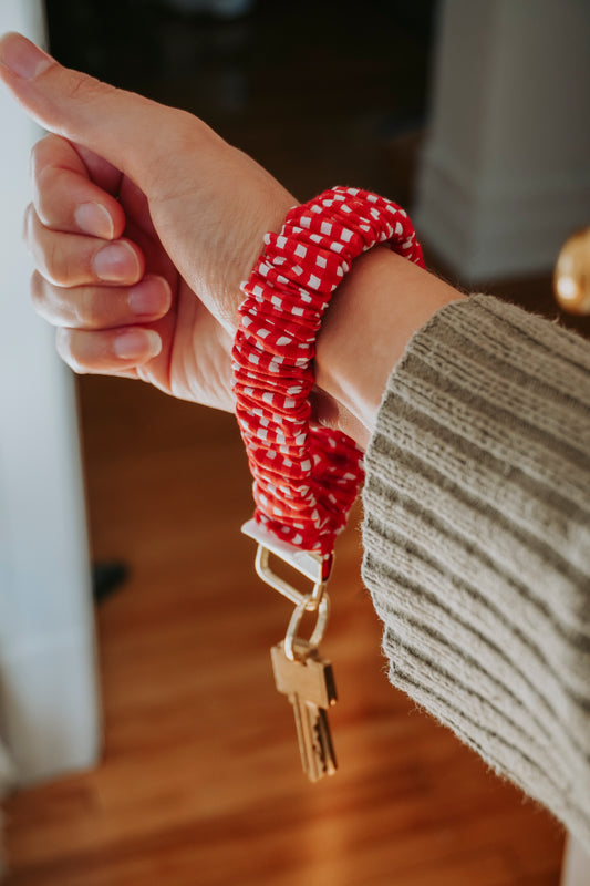 Porte-clés élastique en coton récupéré - 10