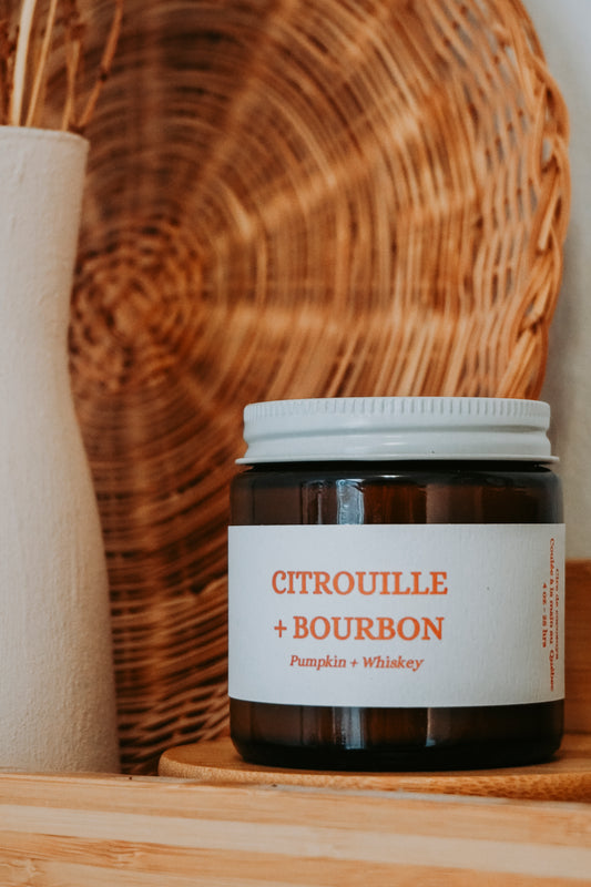 Chandelle Cocosoya - Citrouille + Bourbon